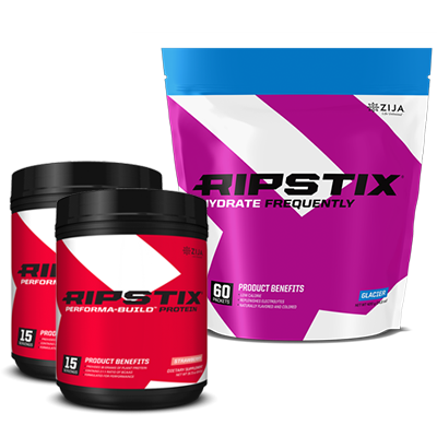 Elite Kit Ripstix by Zija: Performance Build Protein and Hydrate Frequently supplement